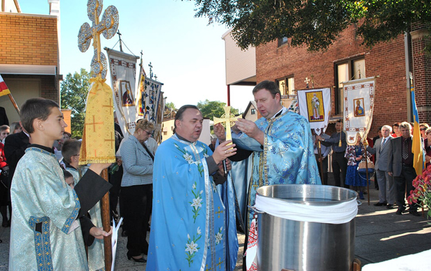 Celebration of the Feast of Pokrova  –  Procession, Akathist and Blessing of Water